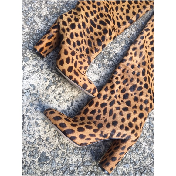 Leopard Tall Knee Boot - Picture 2 of 3